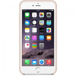 iPhone 6 Plus Leather Case Soft Pink