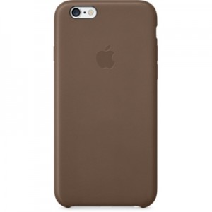 iPhone 6 Leather Case Olive Brown