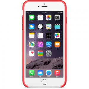 iPhone 6 Plus Silicone Case (PRODUCT) Red