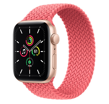Correa trenzada para Apple watch, pulsera de nailon elástico para iWatch  serie 3, 4, 5, se, 6, 7, 44mm, 40mm, 45mm, 41mm, 38mm, 42mm|Correas de  reloj| - AliExpress