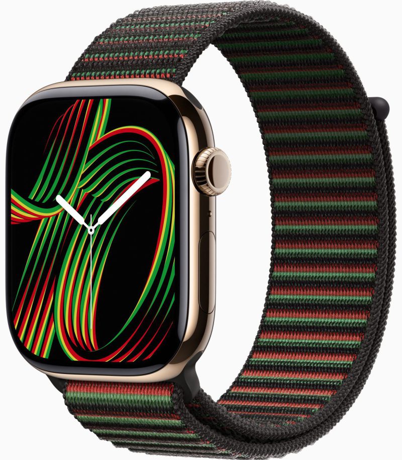 MDF54_FV99_VW_34FR+watch-case-46-titanium-gold-cell-s11_VW_34FR+watch-face-46-bhm-rhythm-sport-loop-s10_VW_34FR