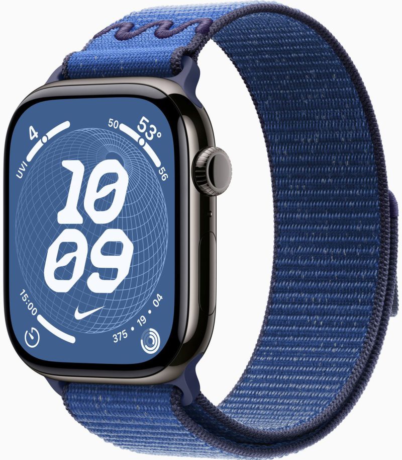 MGD64_VW_34FR+watch-case-46-titanium-slate-cell-s11_VW_34FR+watch-face-46-nike-sportloop-blueribbon-s11_VW_34FR_GEO_US