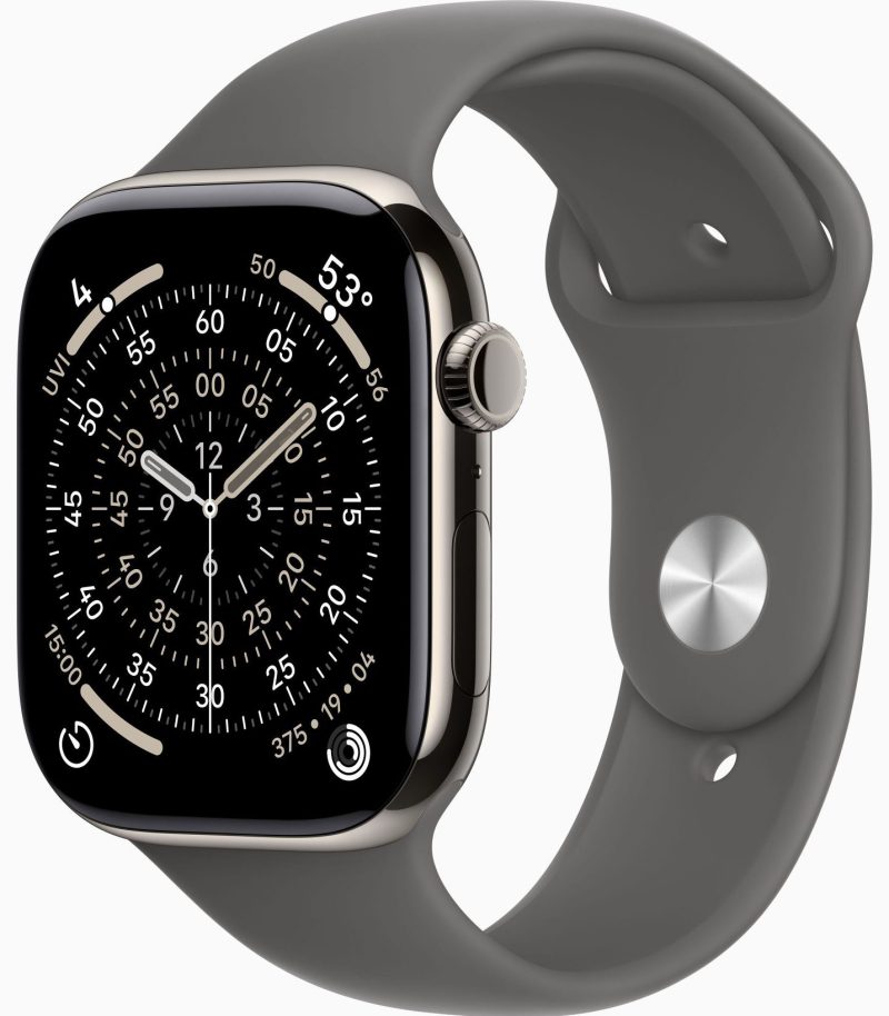 MXLX3ref_FV99_VW_34FR+watch-case-46-titanium-natural-cell-s11_VW_34FR+watch-face-46-titanium-natural-s11_VW_34FR_GEO_US
